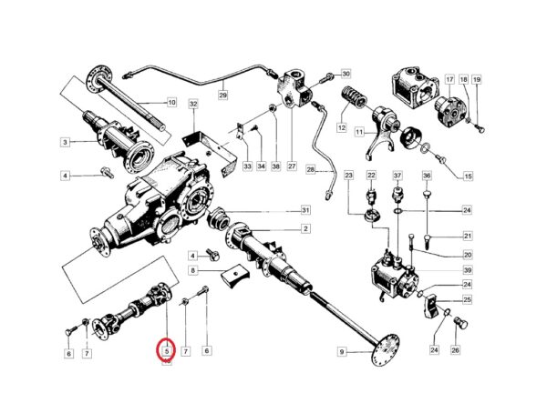 Kardan  450 mm   4x4